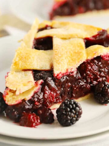 homemade blackberry pie recipe
