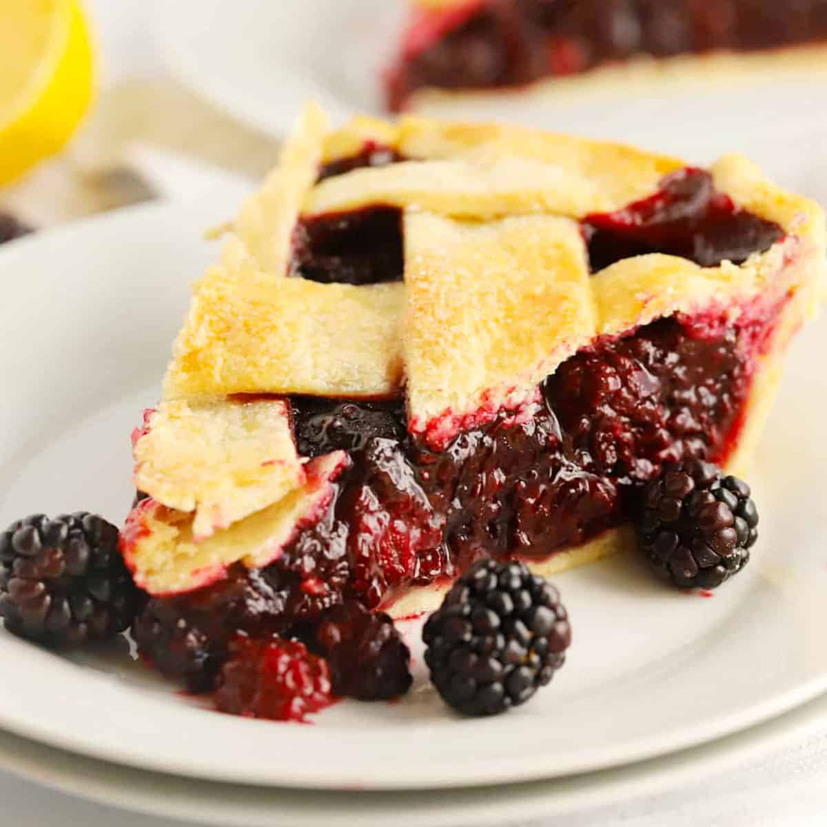 homemade blackberry pie recipe