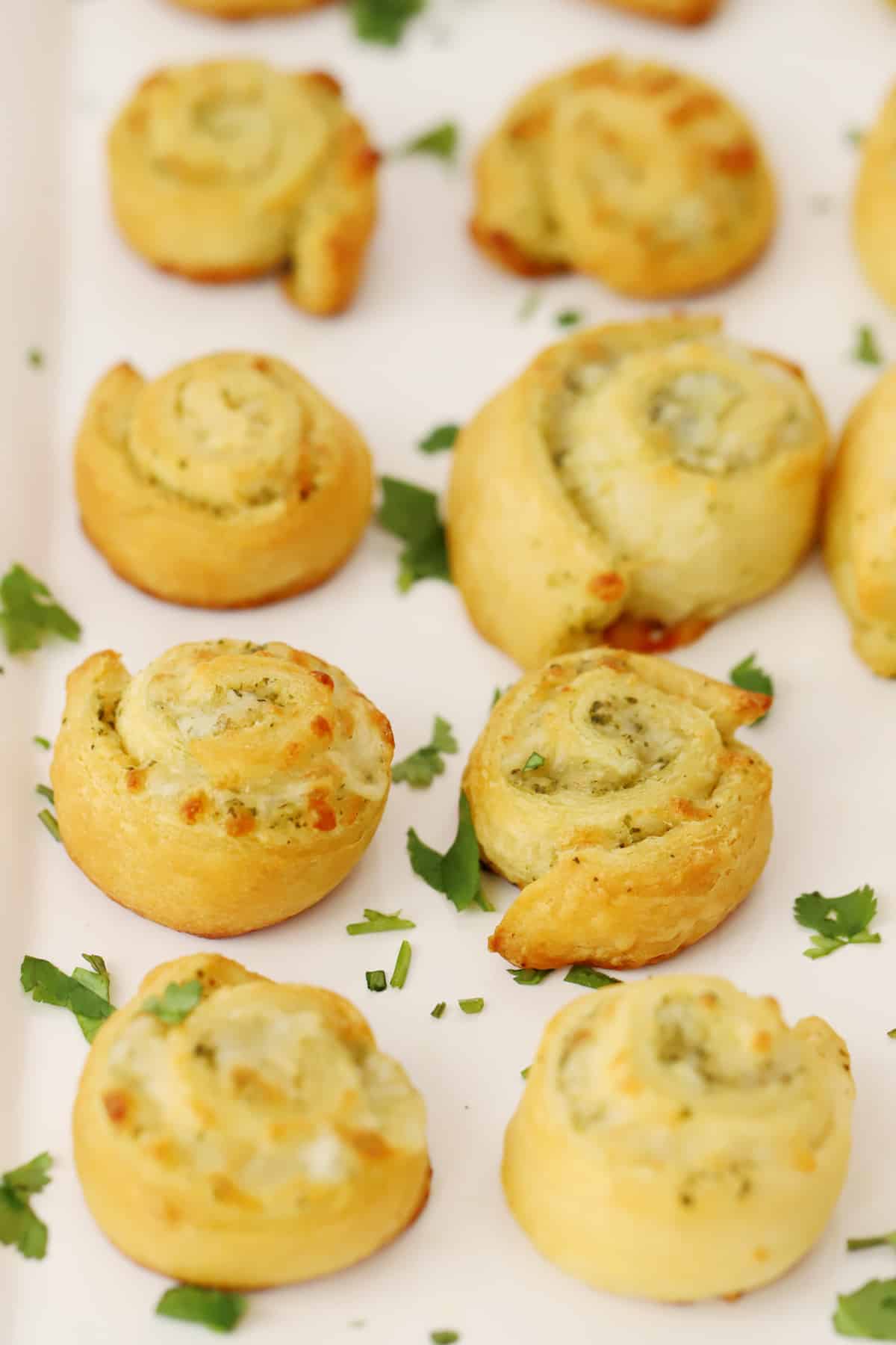 Easy Pesto Pinwheels Recipe The Carefree Kitchen