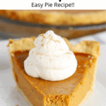 fresh pumpkin pie recipe