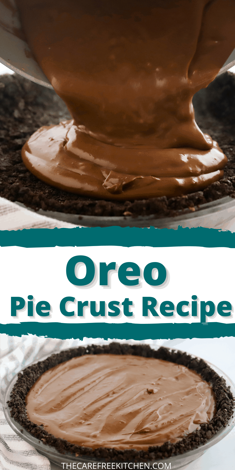 Oreo Pie Crust Recipe - The Carefree Kitchen