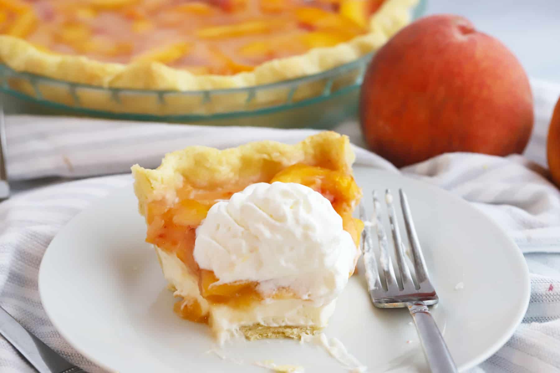 Peaches And Cream Pie Story - The Carefree Kitchen