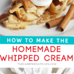 homemade whipping cream