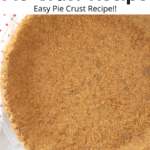 pinterest pin for gingersnap pie crust