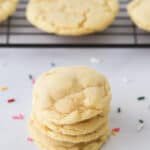 chewy sugar cookies, how to make drop sugar cookies soft