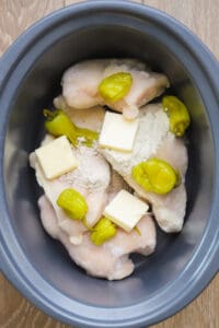 Mississippi Chicken Crock Pot Recipe - The Carefree Kitchen