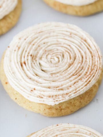 pumpkin spice snickerdoodle cookie with frosting recipe