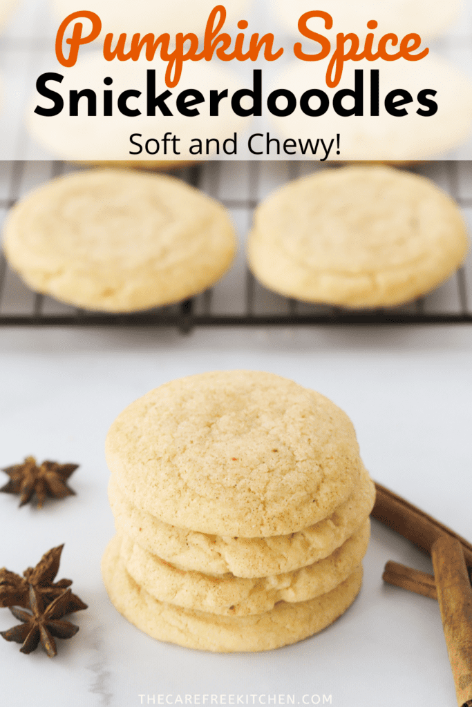Pinterest pin for pumpkin spice Snickerdoodle