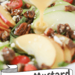 apple and candied nut salad with honey mustard vinaigrette recipe