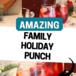 How to make holiday punch, non alcohol punch recipe.