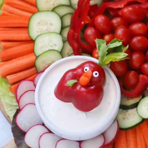 image for vegetable tray shaped like a bunny