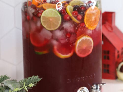 Holiday Punch Recipe - The Carefree Kitchen