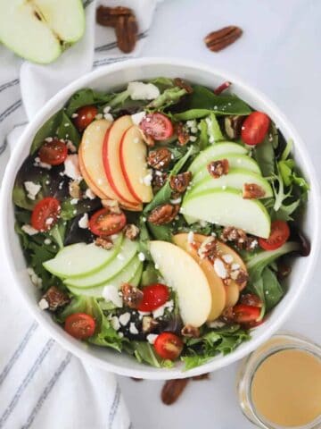 how to make salad with homemade honey mustard dressing recipe