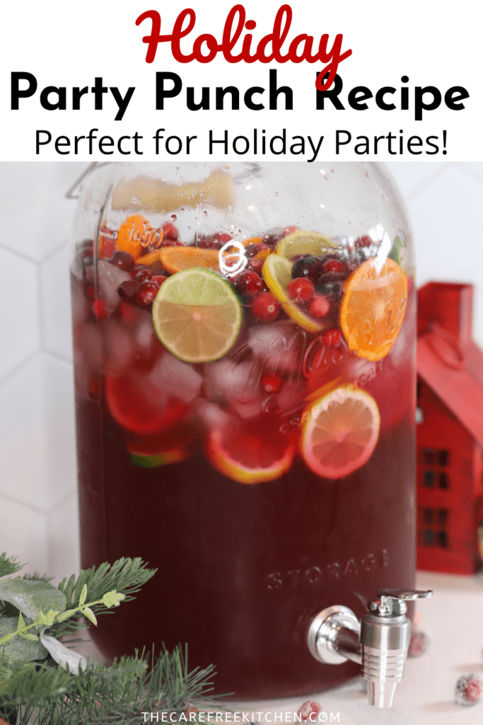 Pinterest pin for Holiday Punch.