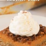 pumpkin pie crunch bars recipe