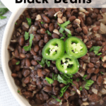easy chipotle black bean recipe, black beans from Chipotle