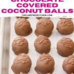 recipe for Chocolate covered coconut balls recipe, homemade coconut chocolate candy