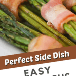 how to make bacon wrapped asparagus recipe, easy vegetable side dish