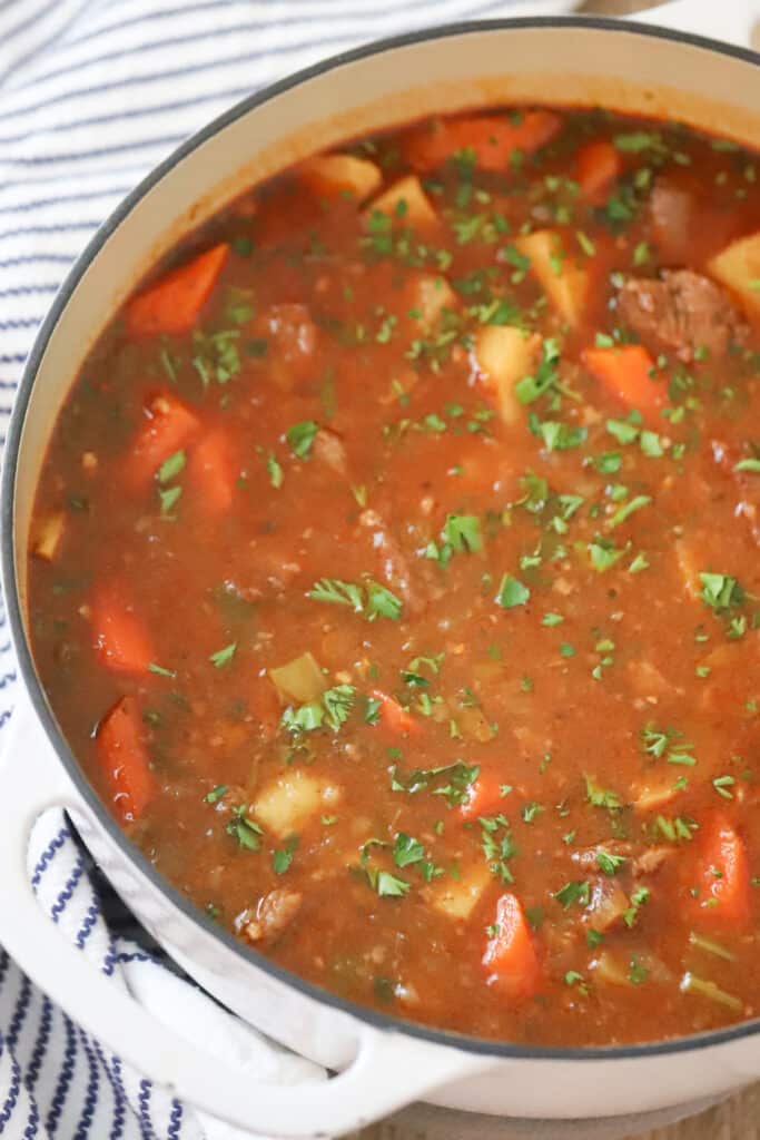 homemade beef stew recipe, an easy recipe for beef stew.