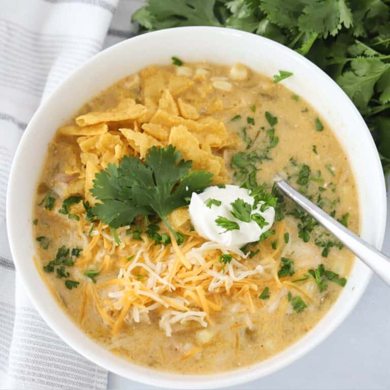 Green Chili Chicken Enchilada Soup recipe