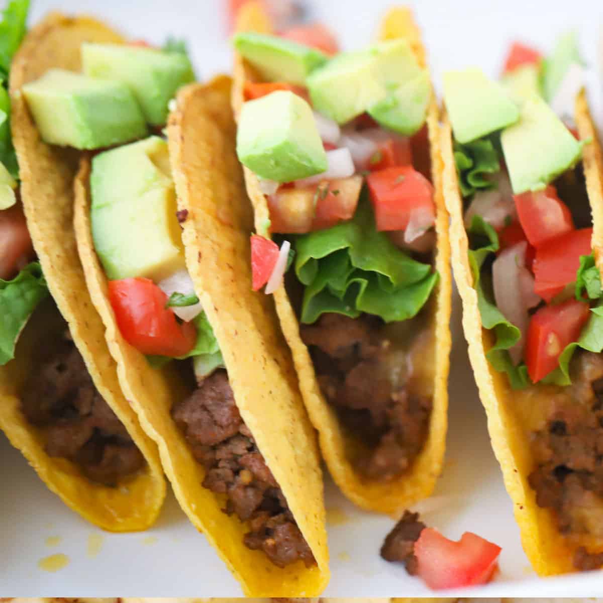 taco bar, easy ground beef taco recipe