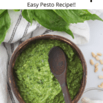 easy pesto recipe, classic pesto recipe at home.