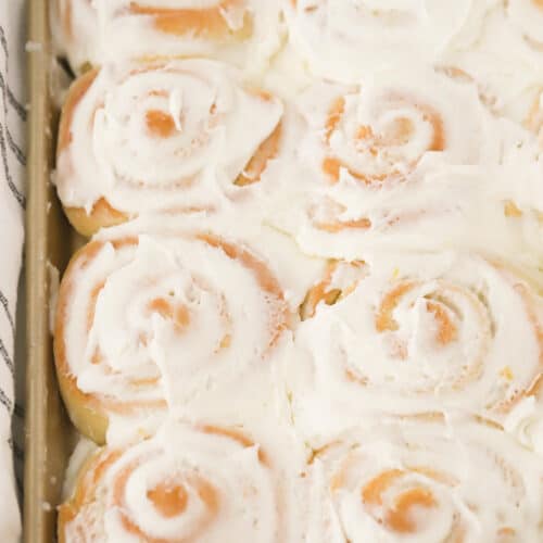 lemon sweet rolls recipe with lemon icing