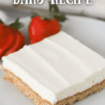 no bake cheesecake bars with graham cracker crust recipe
