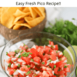 how to make fresh pico de gallo recipe