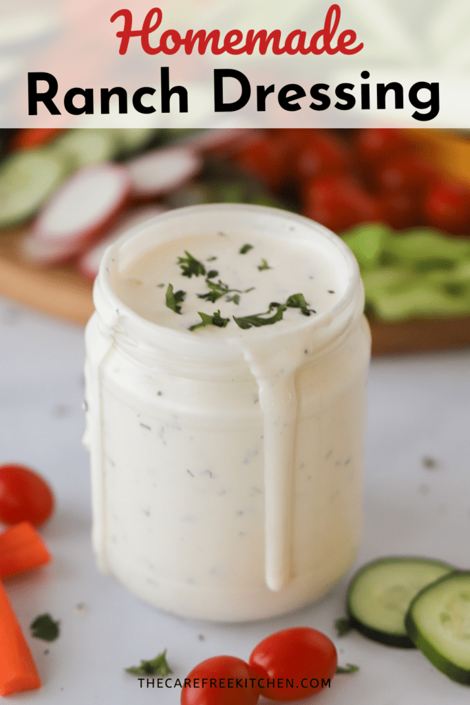 Homemade Ranch Dressing, how to make homemade ranch.