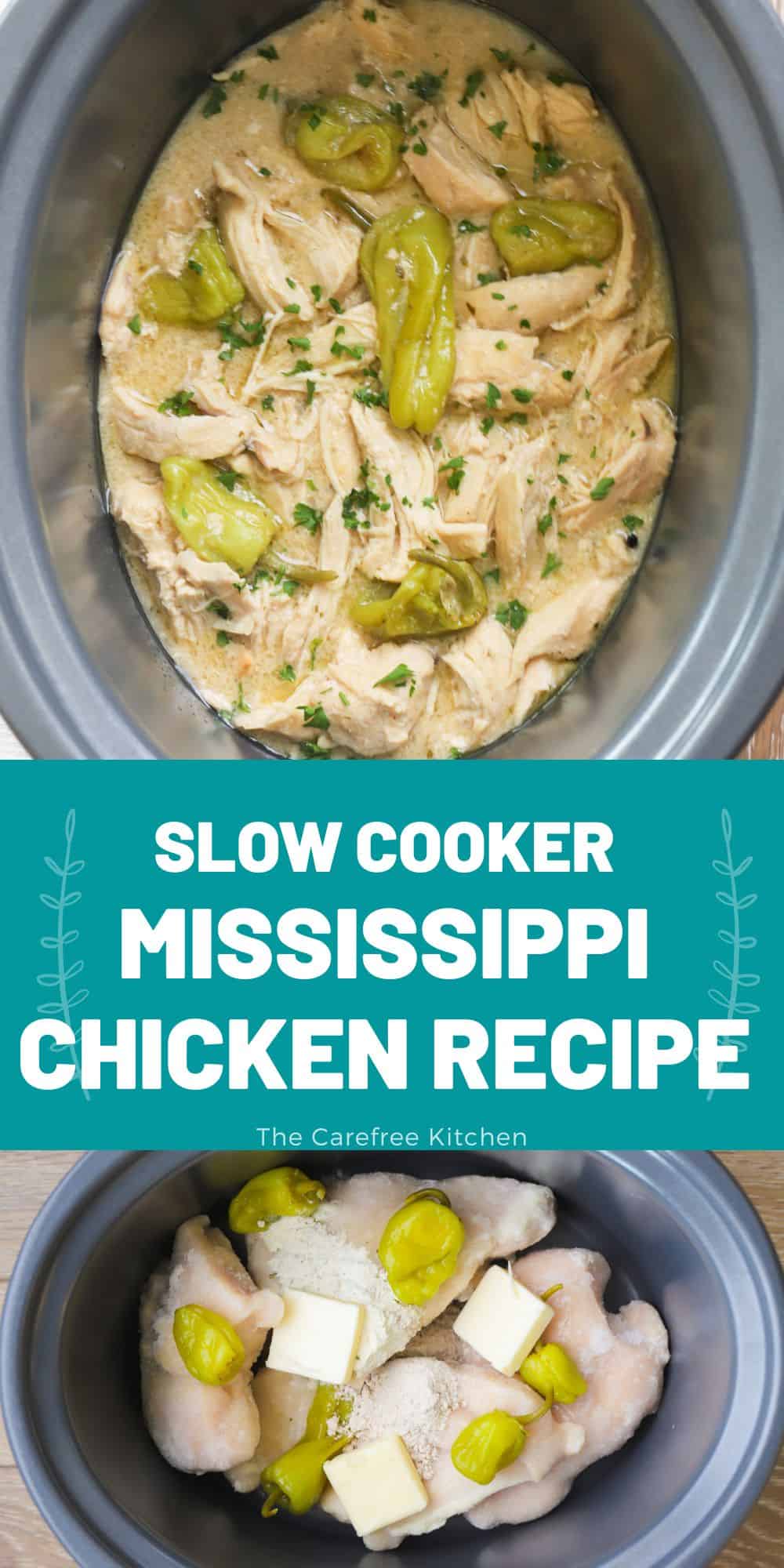 Mississippi Chicken - The Carefree Kitchen