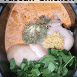 recipe for Tuscan chicken slow cooker, tuscan chicken ingredients in a slow cooker