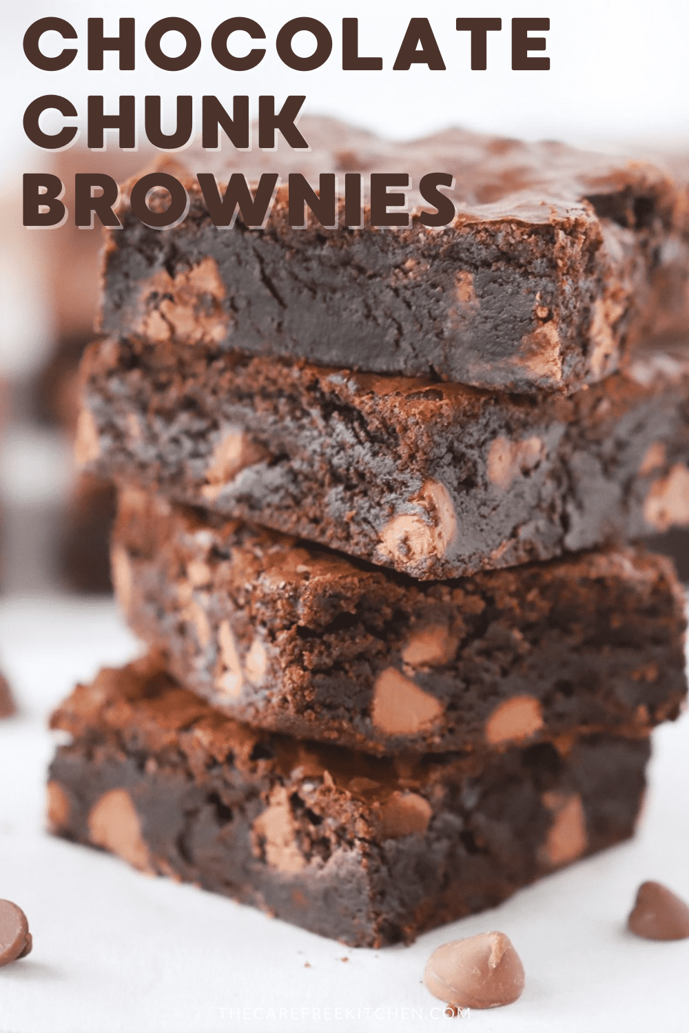 Best Chewy Fudge Brownie Recipe - The Carefree Kitchen