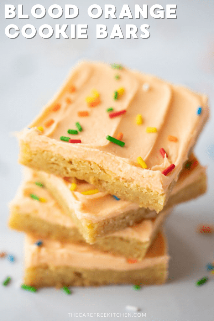 Pinterest image for sugar cookie bars