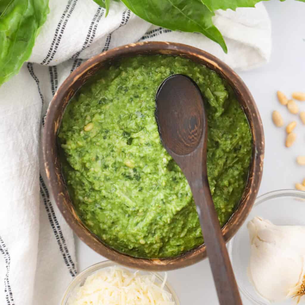 how to make the best fresh pesto recipe, sauces for italian food