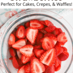 easy macerated strawberries, easy fresh strawberries recipe