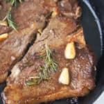 recipe for pan seared steak, how to sear a steak in a pan.