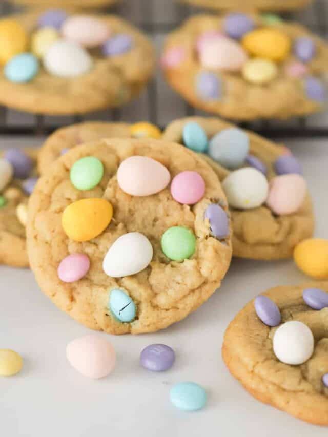 Cadbury Mini Egg Cookies Story The Carefree Kitchen 9413