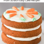 carrot cake for easter, springtime or any time of the year