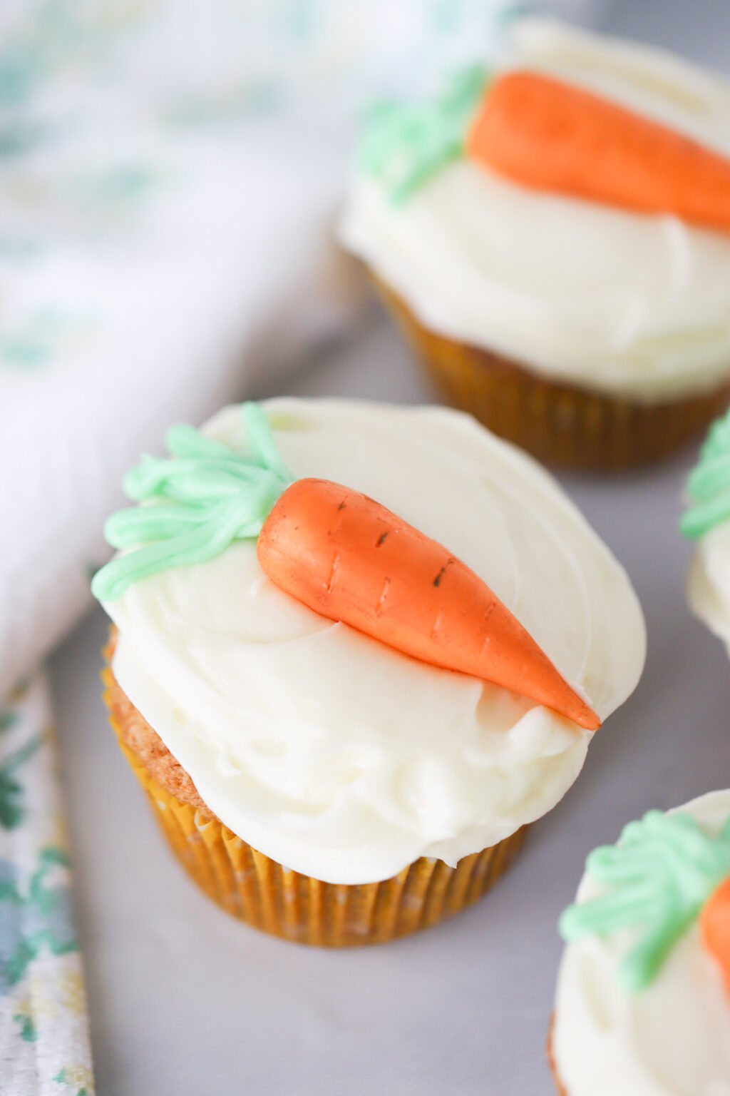 Simple Carrot Cake Cupcakes - The Carefree Kitchen