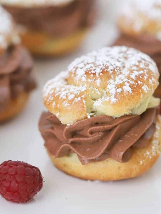 Super Easy Chocolate Cream Puffs ⋆ Real Housemoms