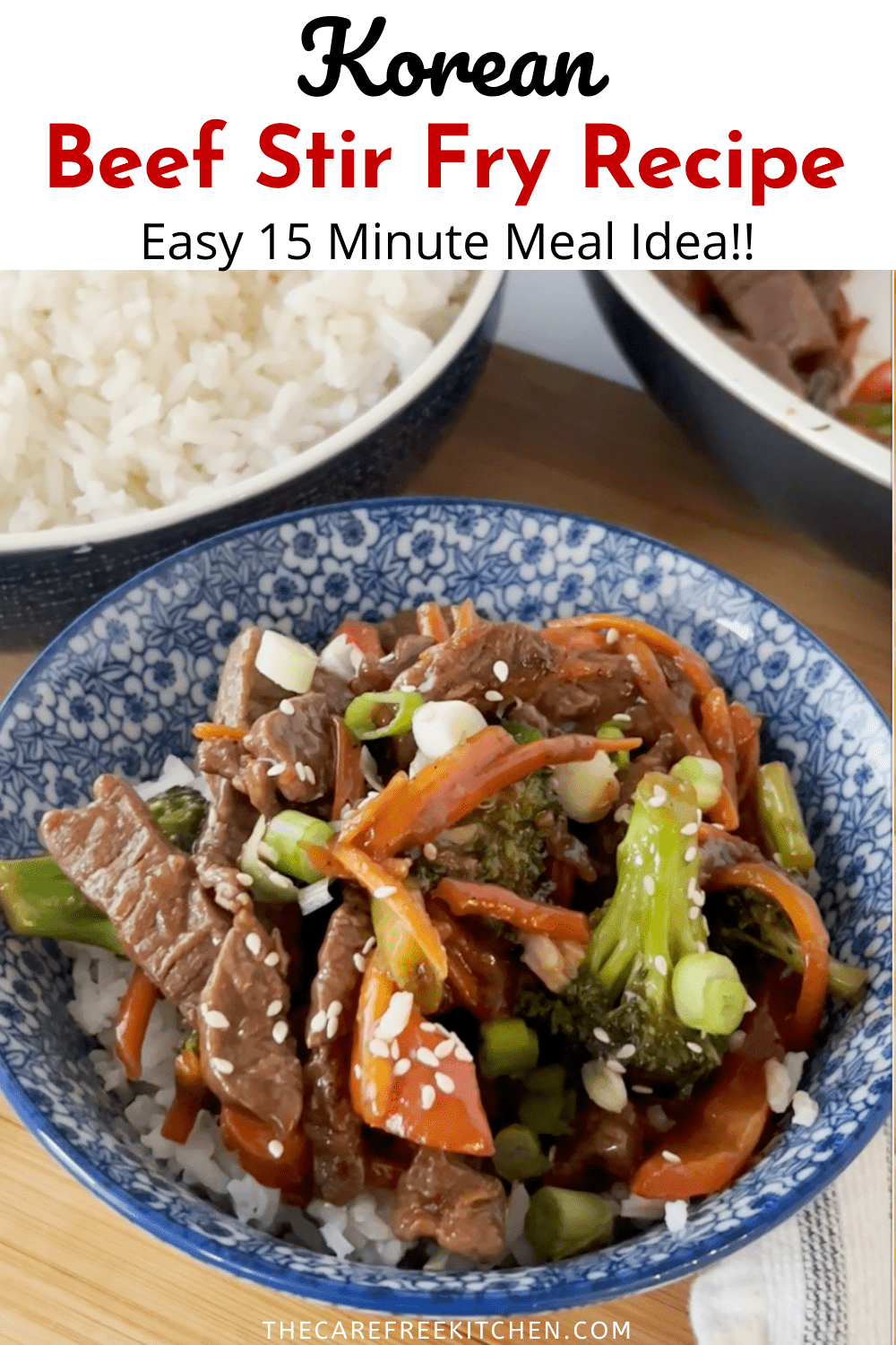 Korean Beef Stir Fry - The Carefree Kitchen