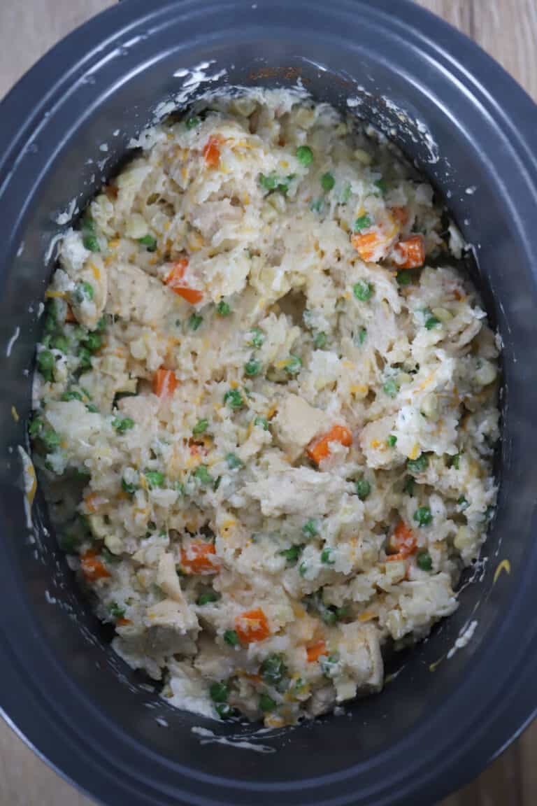 Crockpot Cheesy Chicken and Rice The Carefree Kitchen