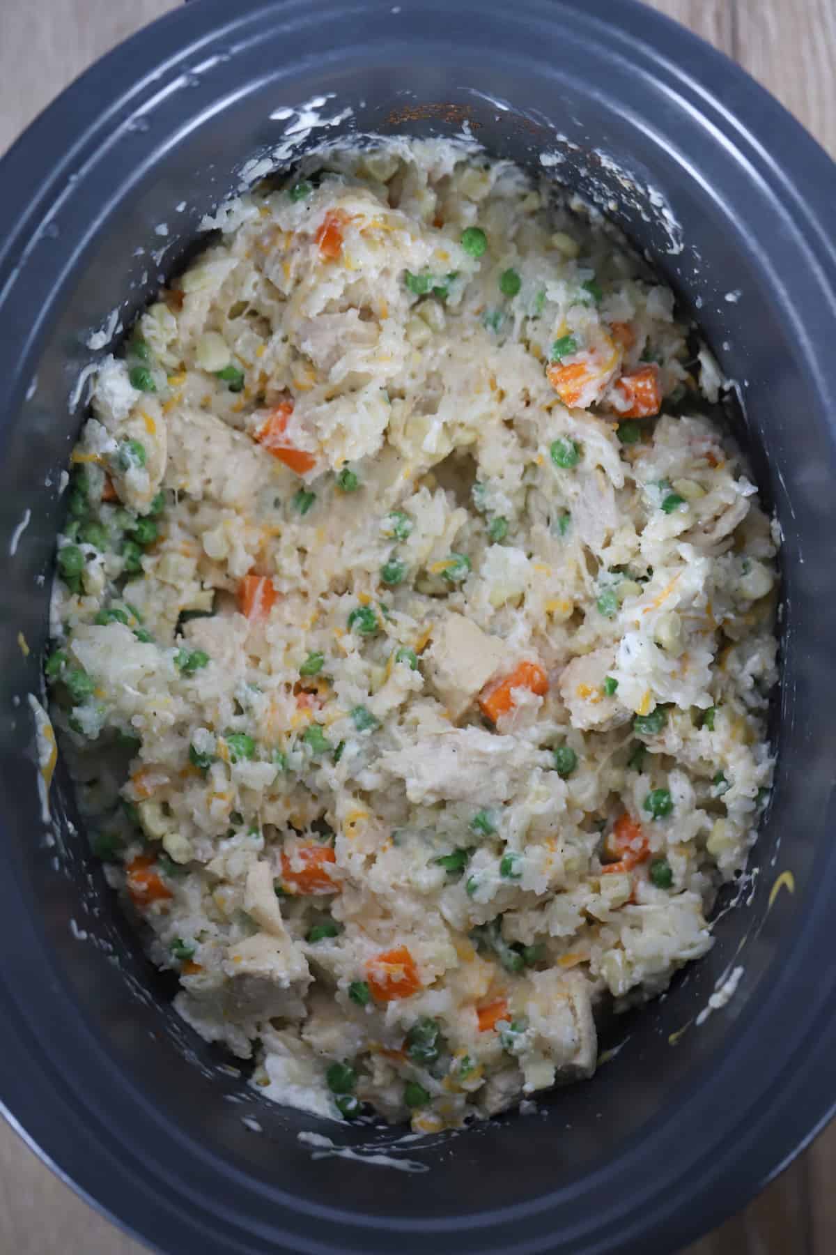 Crockpot Cheesy Chicken and Rice The Carefree Kitchen