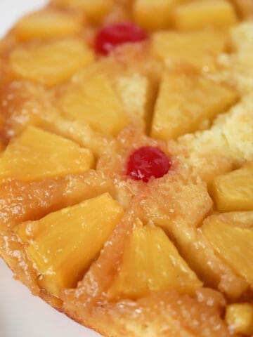 old fashioned pineapple upside down cake, pineapple caramel upside down cake.