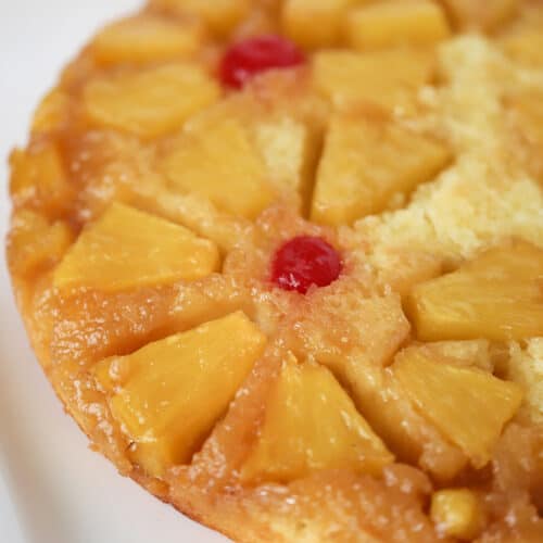 old fashioned pineapple upside down cake, pineapple caramel upside down cake.