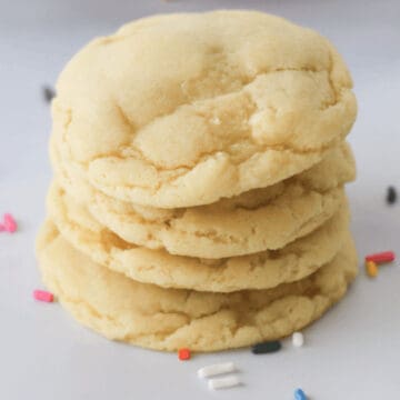 chewy sugar cookies, how to make drop sugar cookies soft