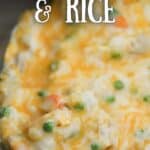 recipe for Crockpot Cheesy Chicken and Rice, slow cooker cheesy chicken and rice.