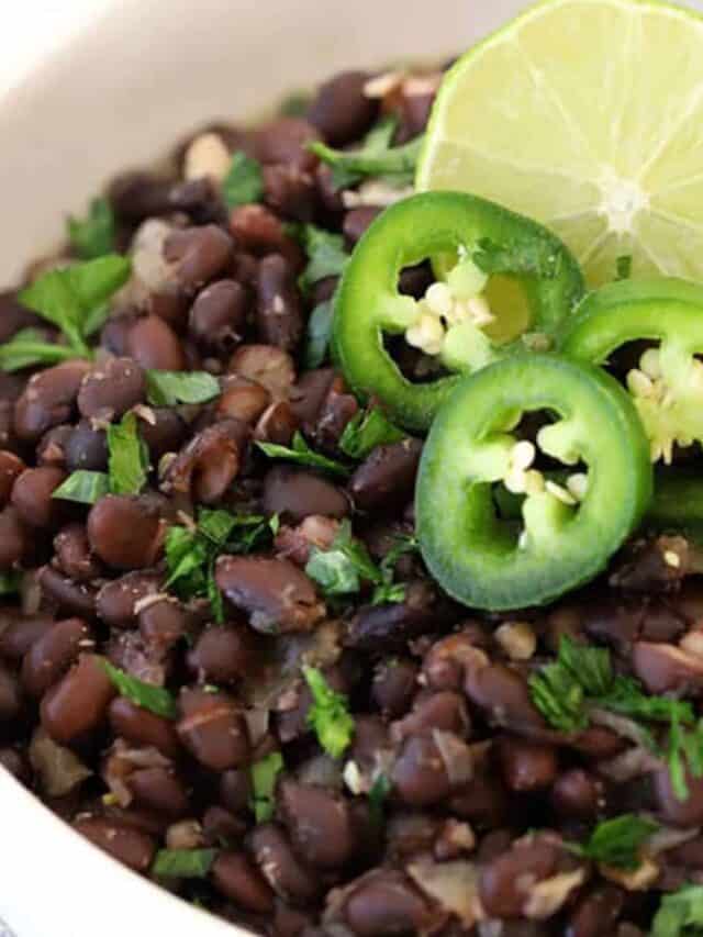 Chipotle Black Beans Story - The Carefree Kitchen