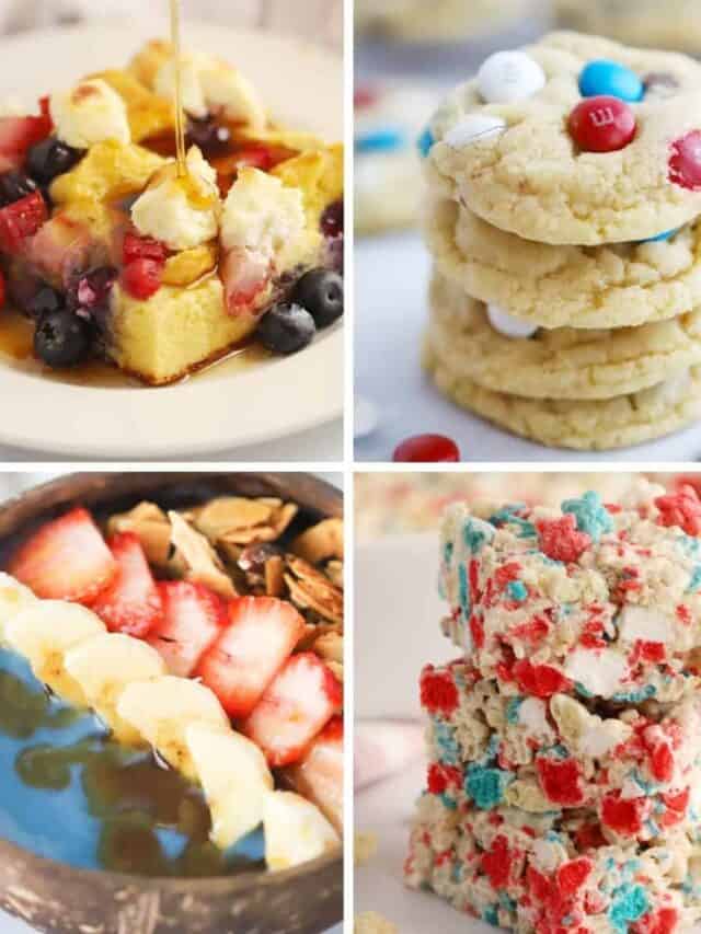 Red, White, And Blue Recipes Story - The Carefree Kitchen